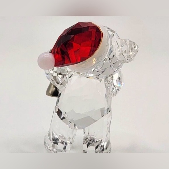 Swarovski Kris Bear Holiday Collection 2013 5003400 Bear W Red Hat & Bell Used - Picture 13 of 15